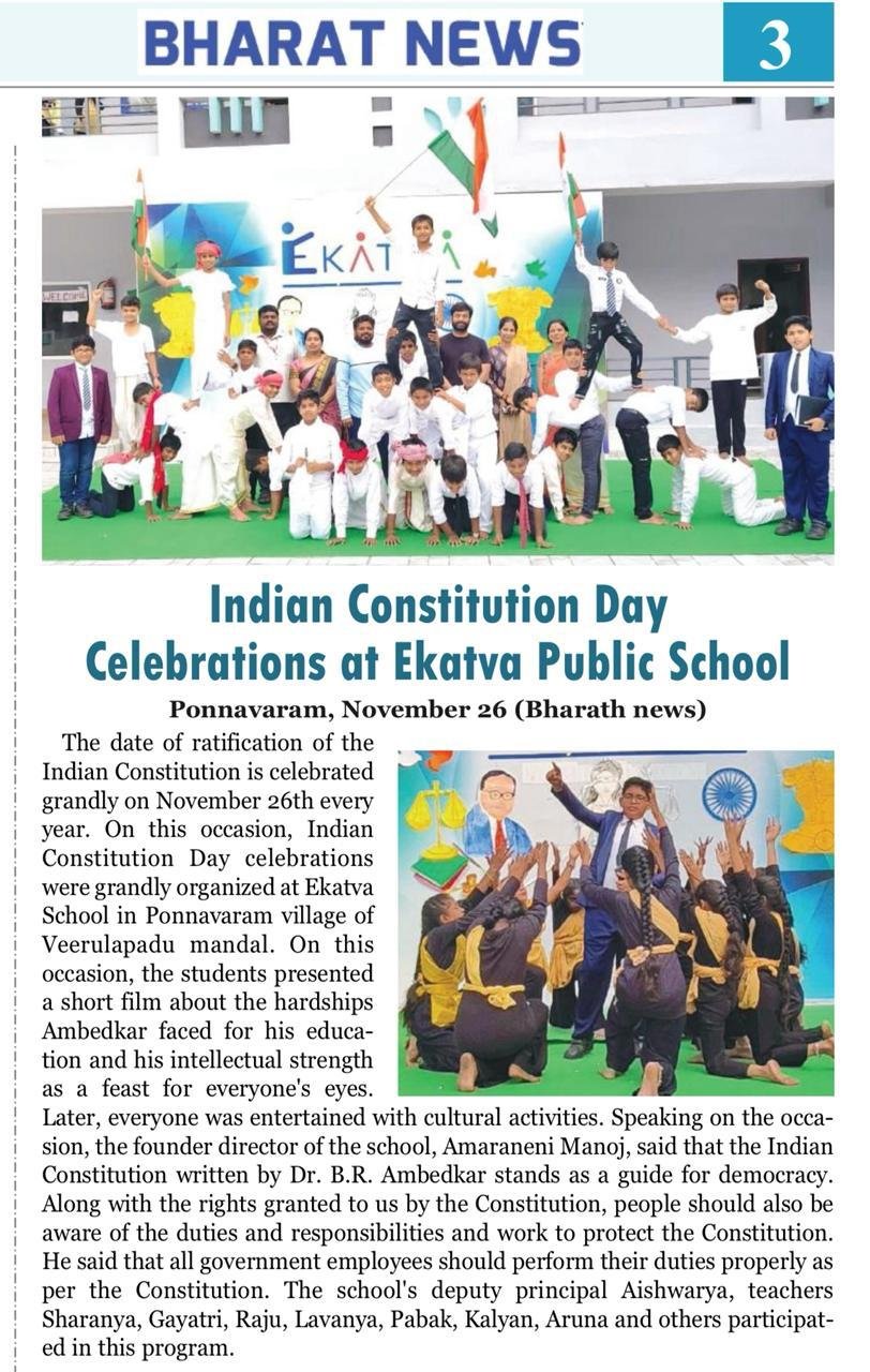 Indian Constitution Day celebration @EPS