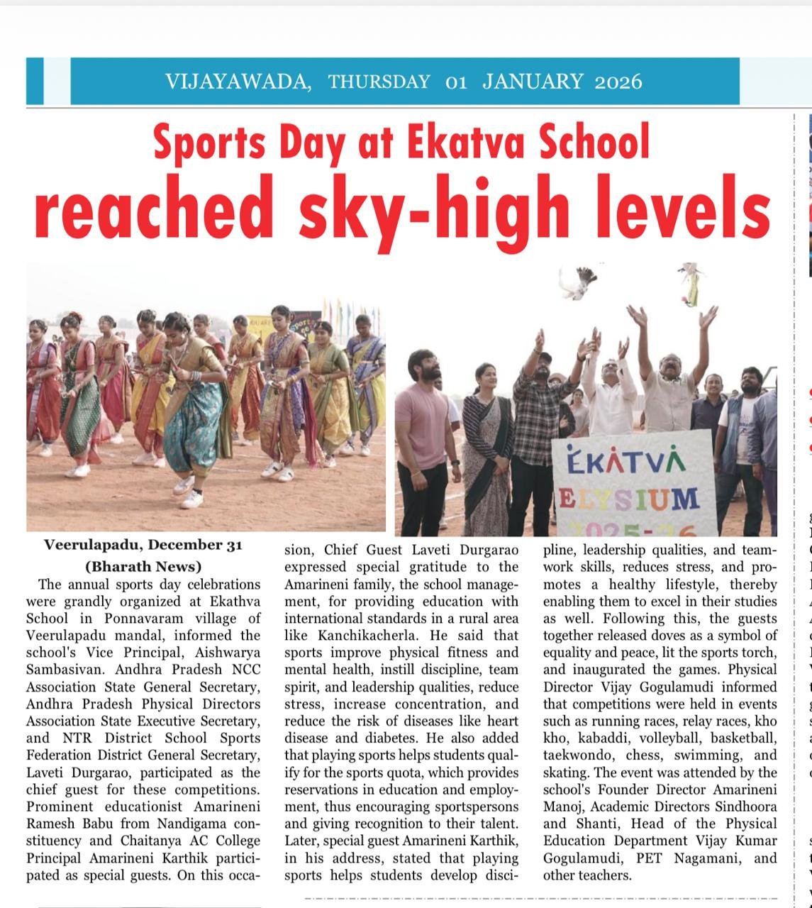 Sports Day @ Ekatva School